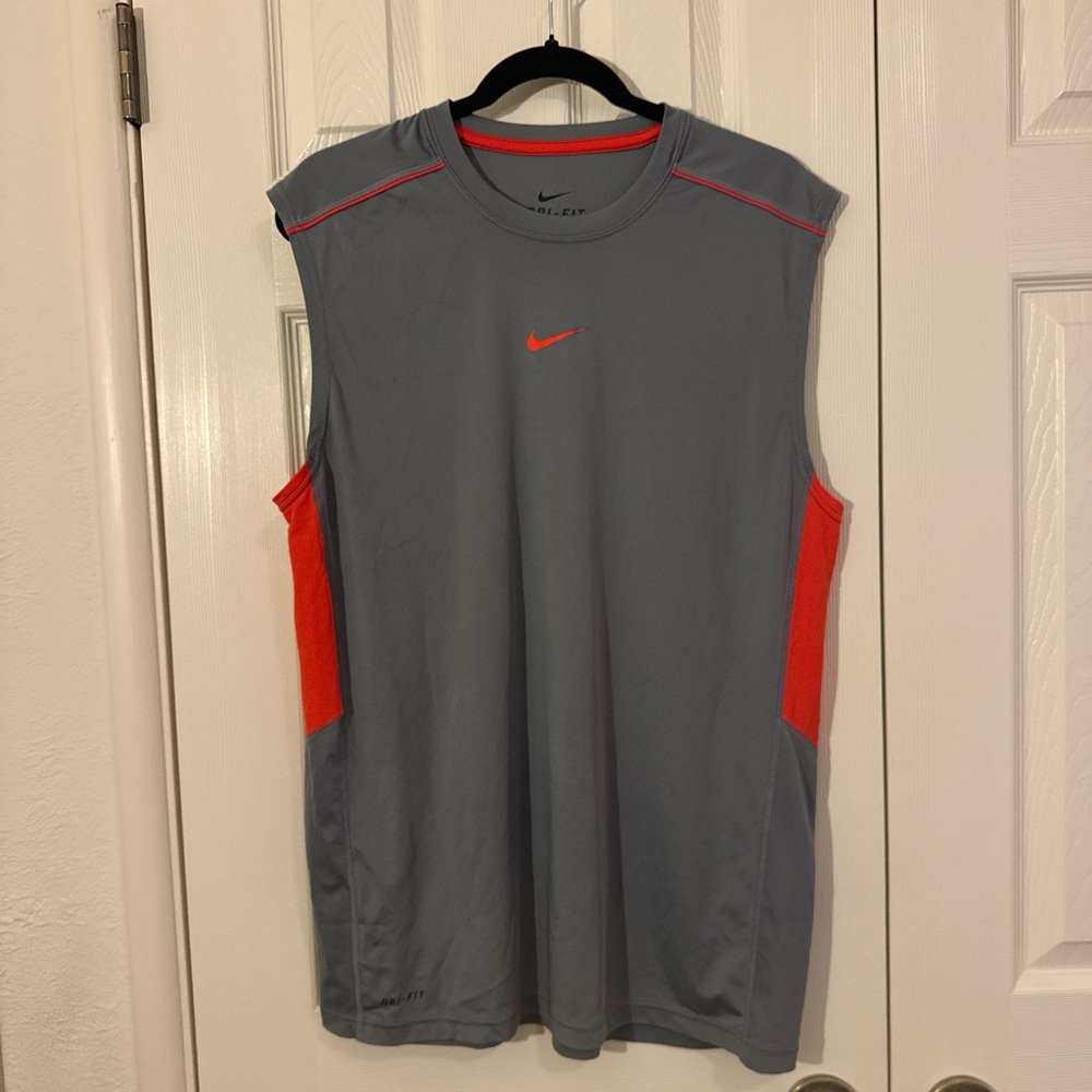 Nike Dri-FIT Gray Athletic Top